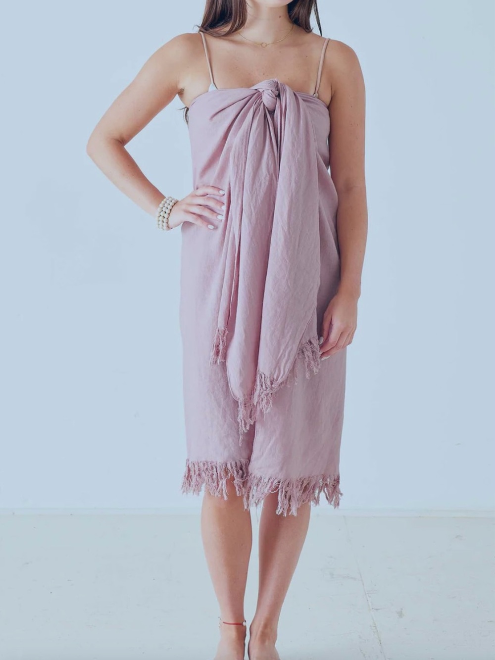 WNOT Mersea Hermosa 3-Way Linen Wrap - Picture 11 of 12